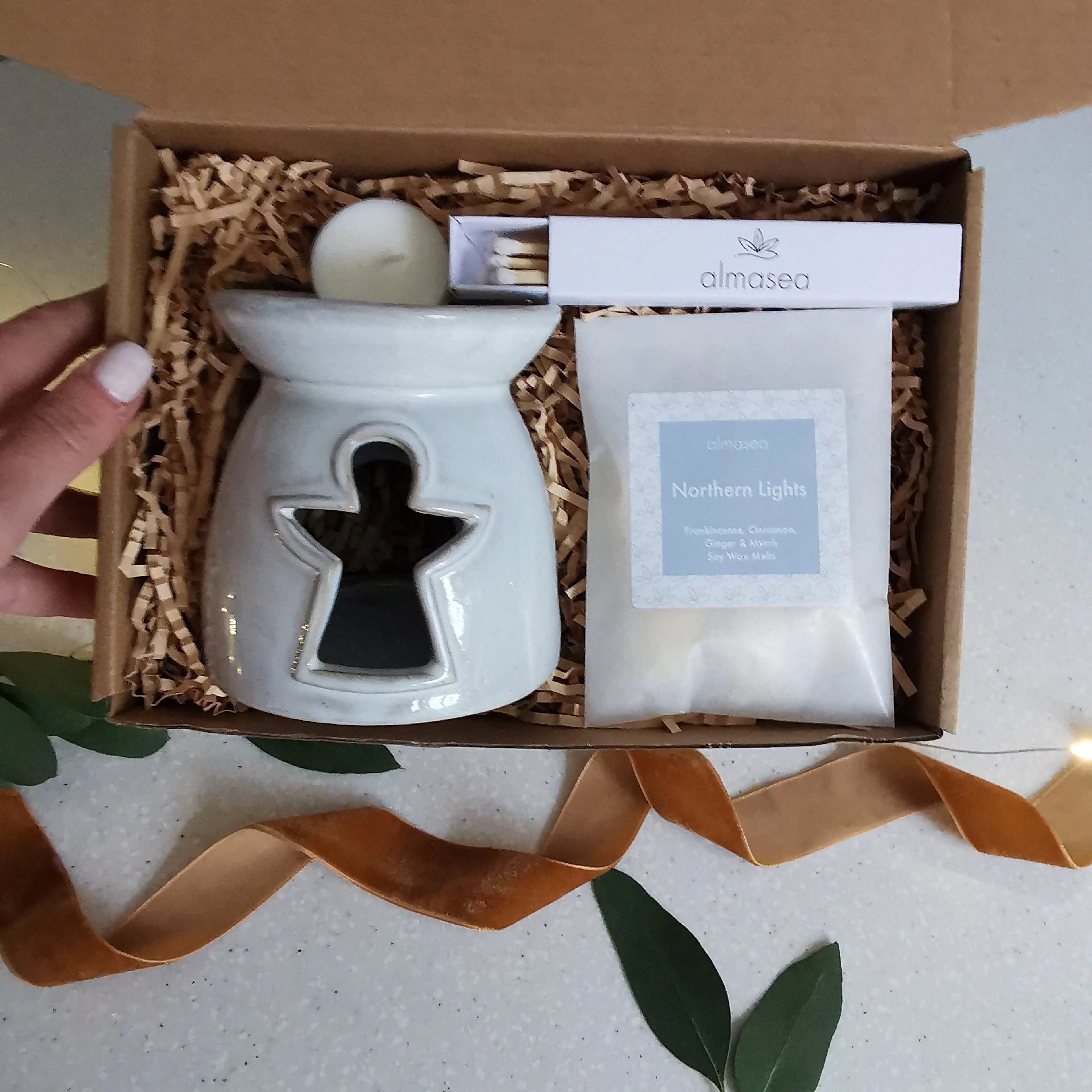Angel Tree Wax Burner Gift Set Almasea