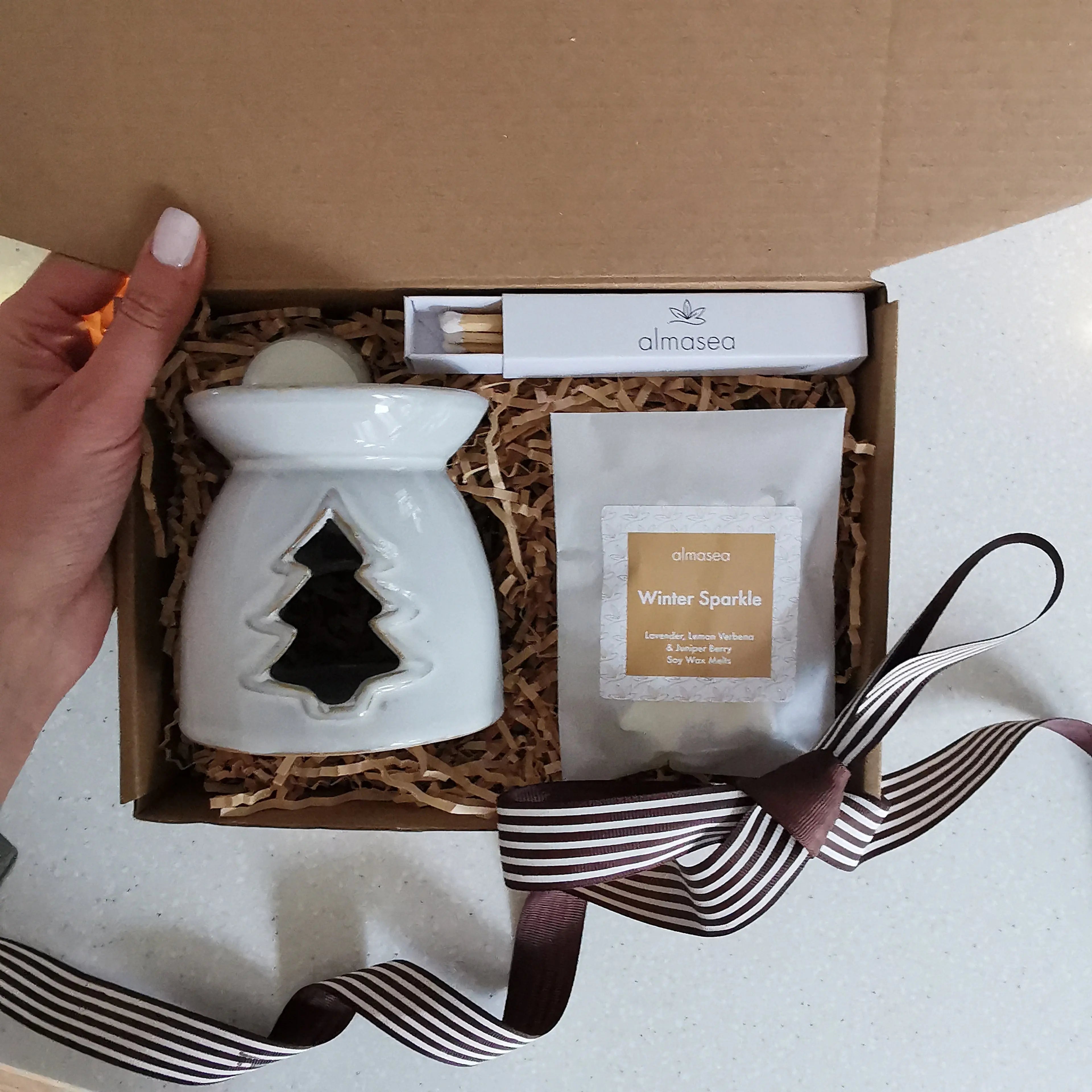 Angel Tree Wax Burner Gift Set Almasea