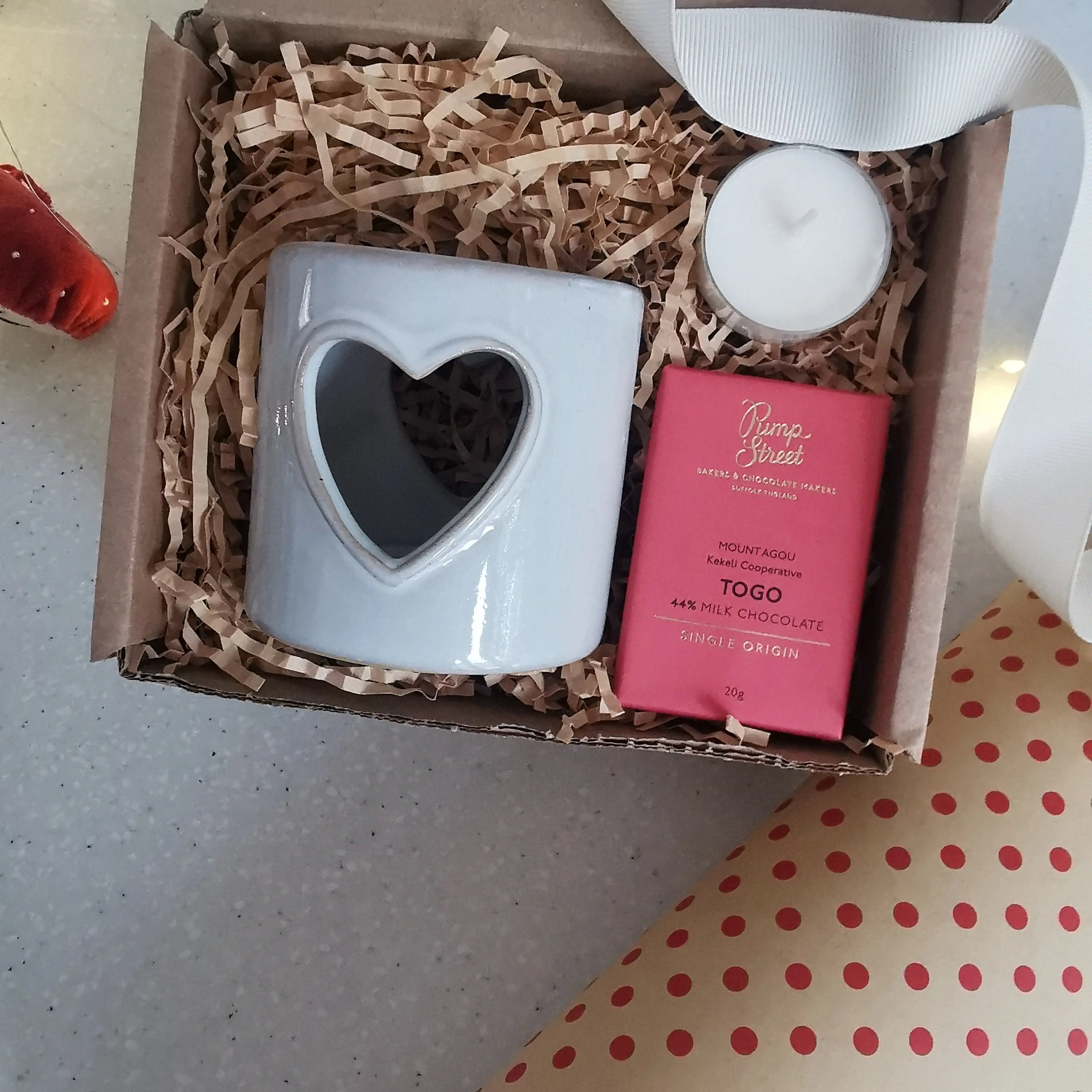 Heart Star T light holder gift box Almasea
