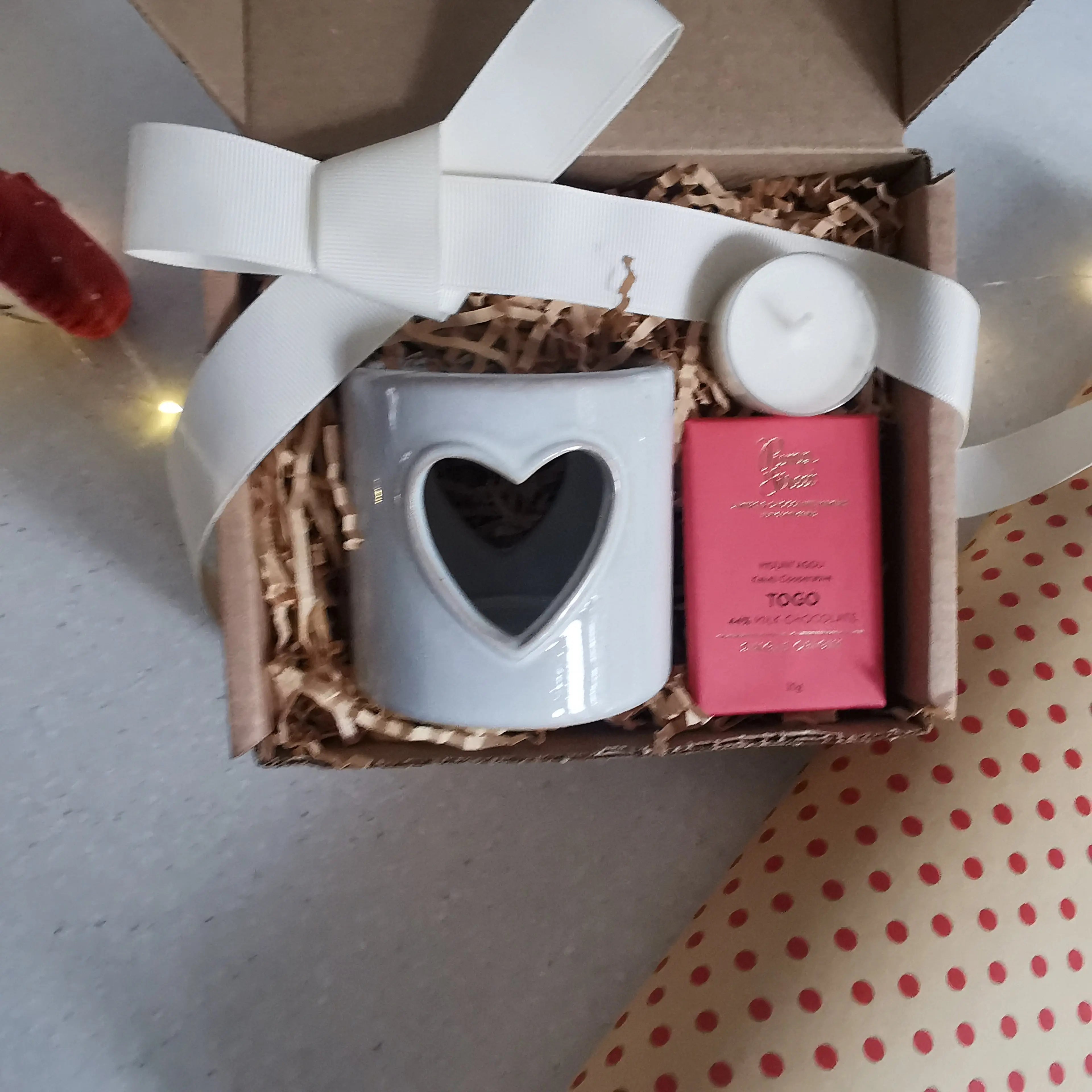 Heart Star T light holder gift box Almasea