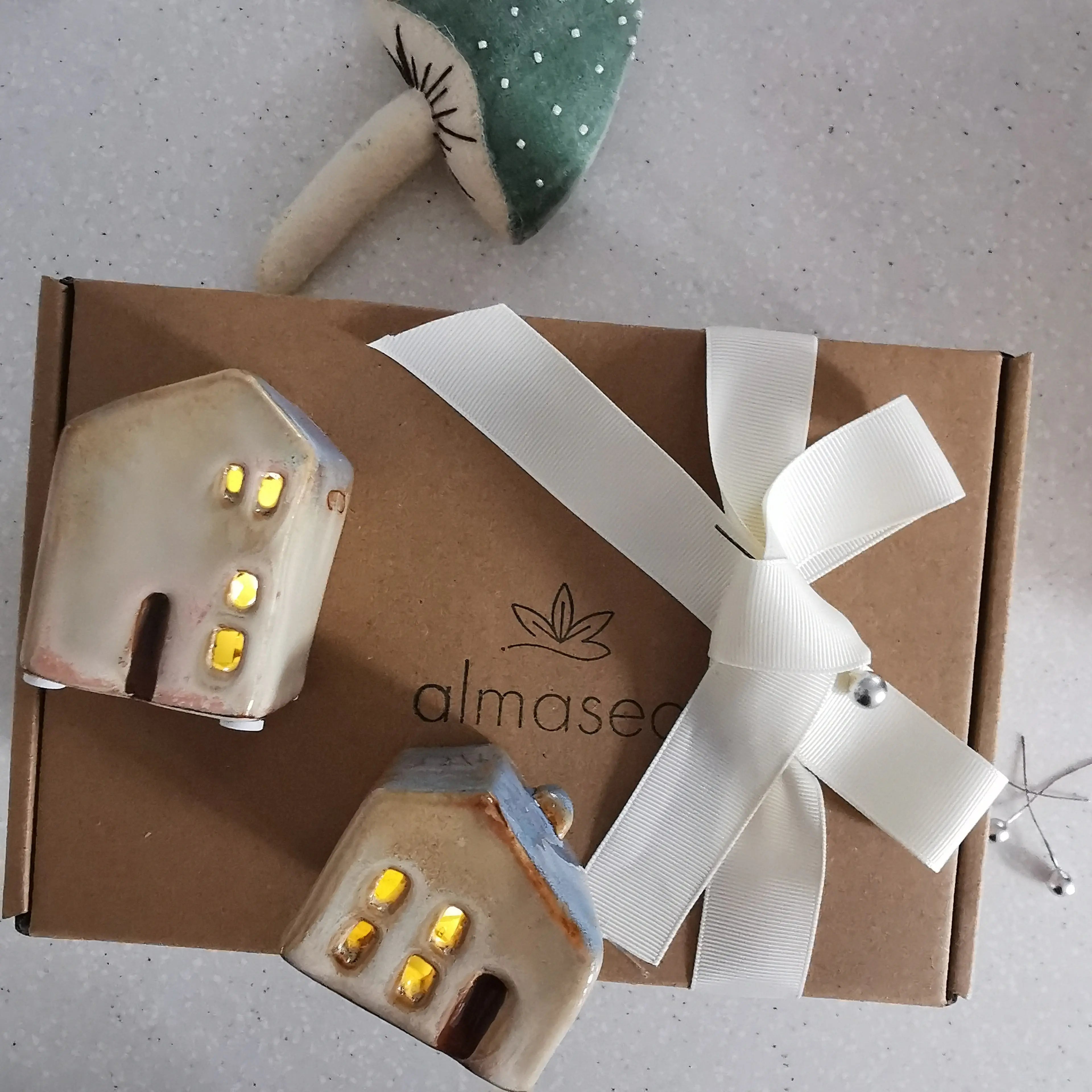 LED House Blue Roof Almasea