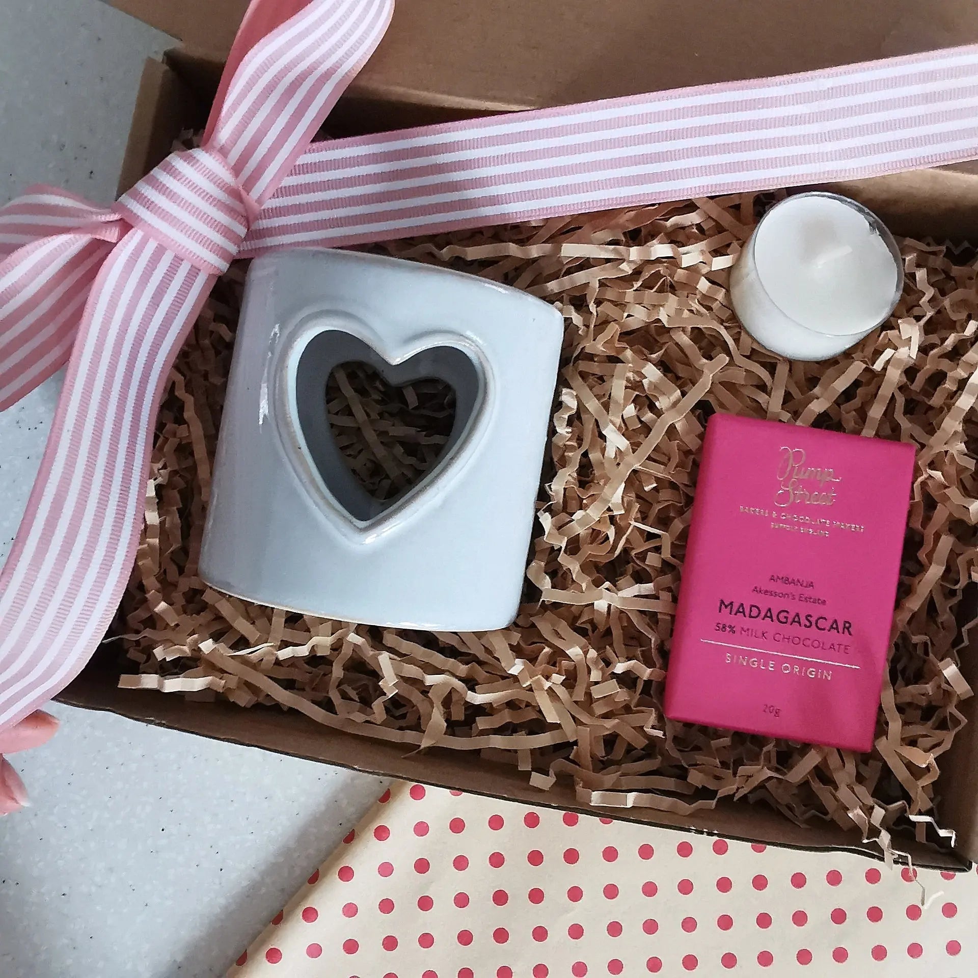 Heart Star T light holder gift box Almasea