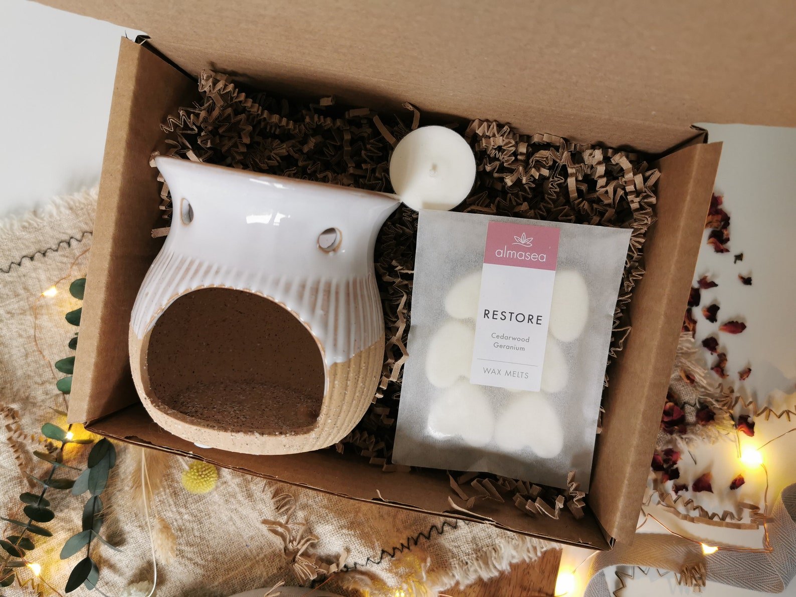 Wax Burner & Soy Melts Gift Box