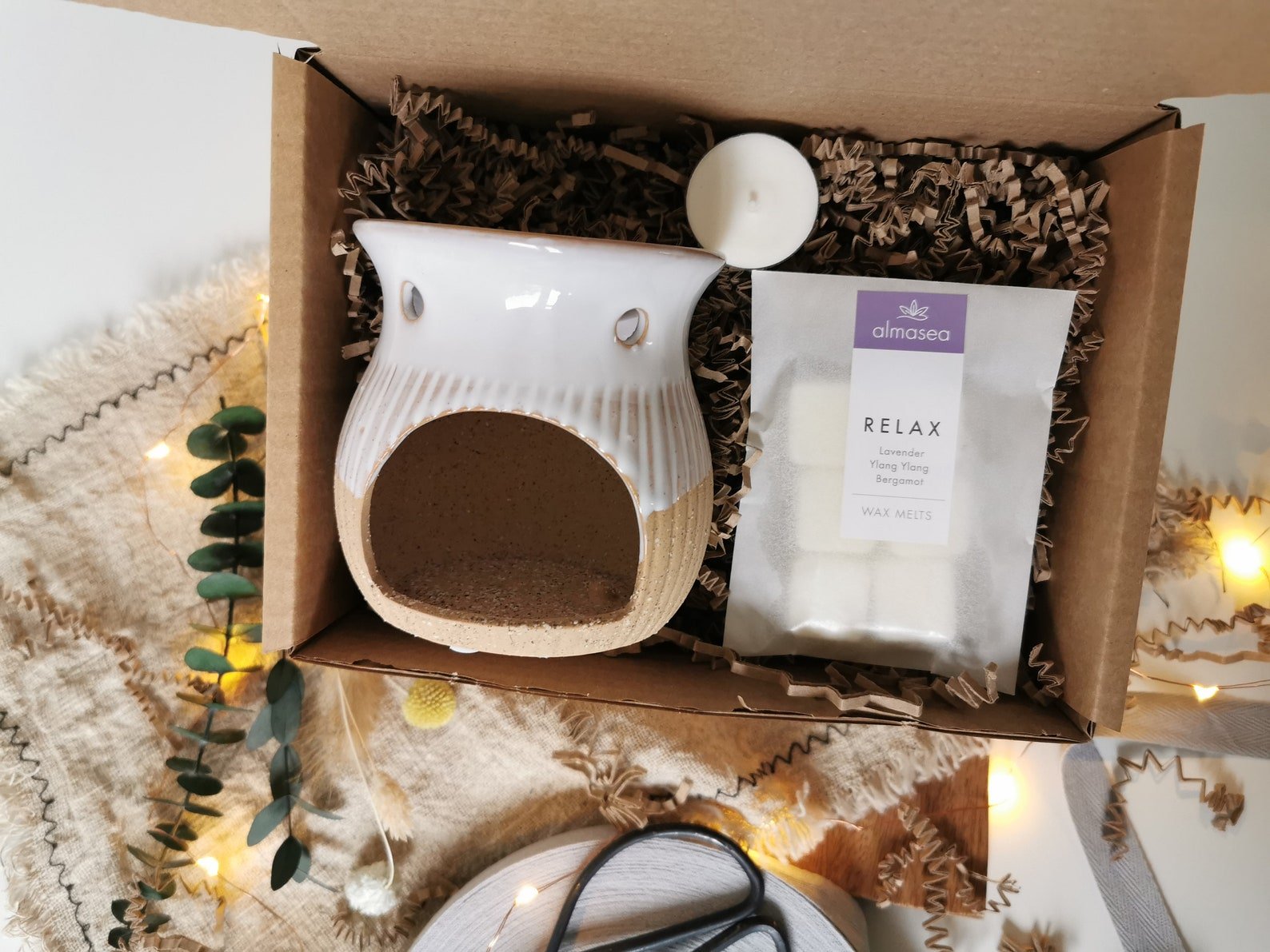 Wax Burner & Soy Melts Gift Box