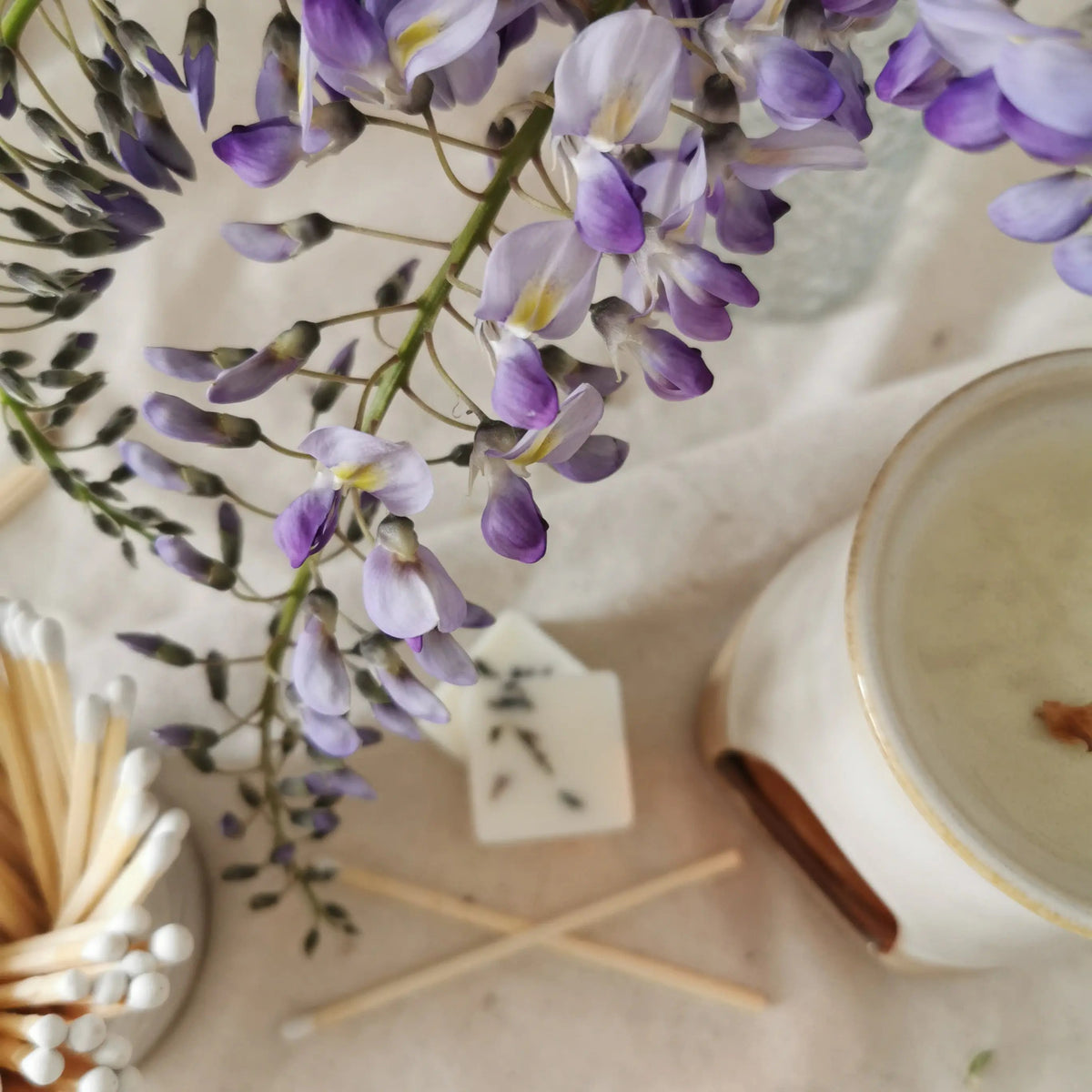 Lavender & Patchouli Botanical Soy Wax Melts | Dried Botanicals   Handcrafted Sustainable Living  Almasea