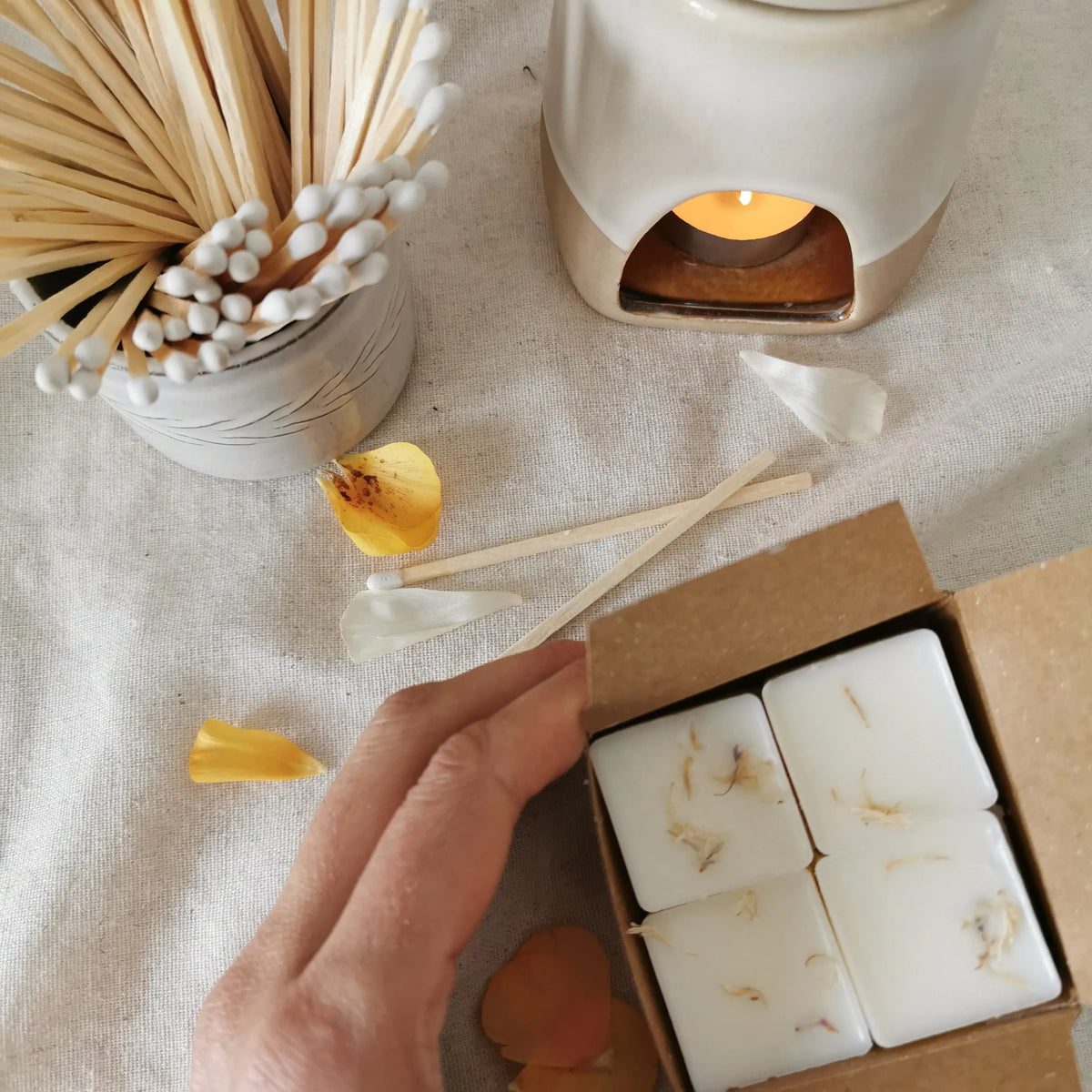 Neroli & Bergamot Wax Melts – Luxury Scent   Handcrafted Sustainable Living  Almasea
