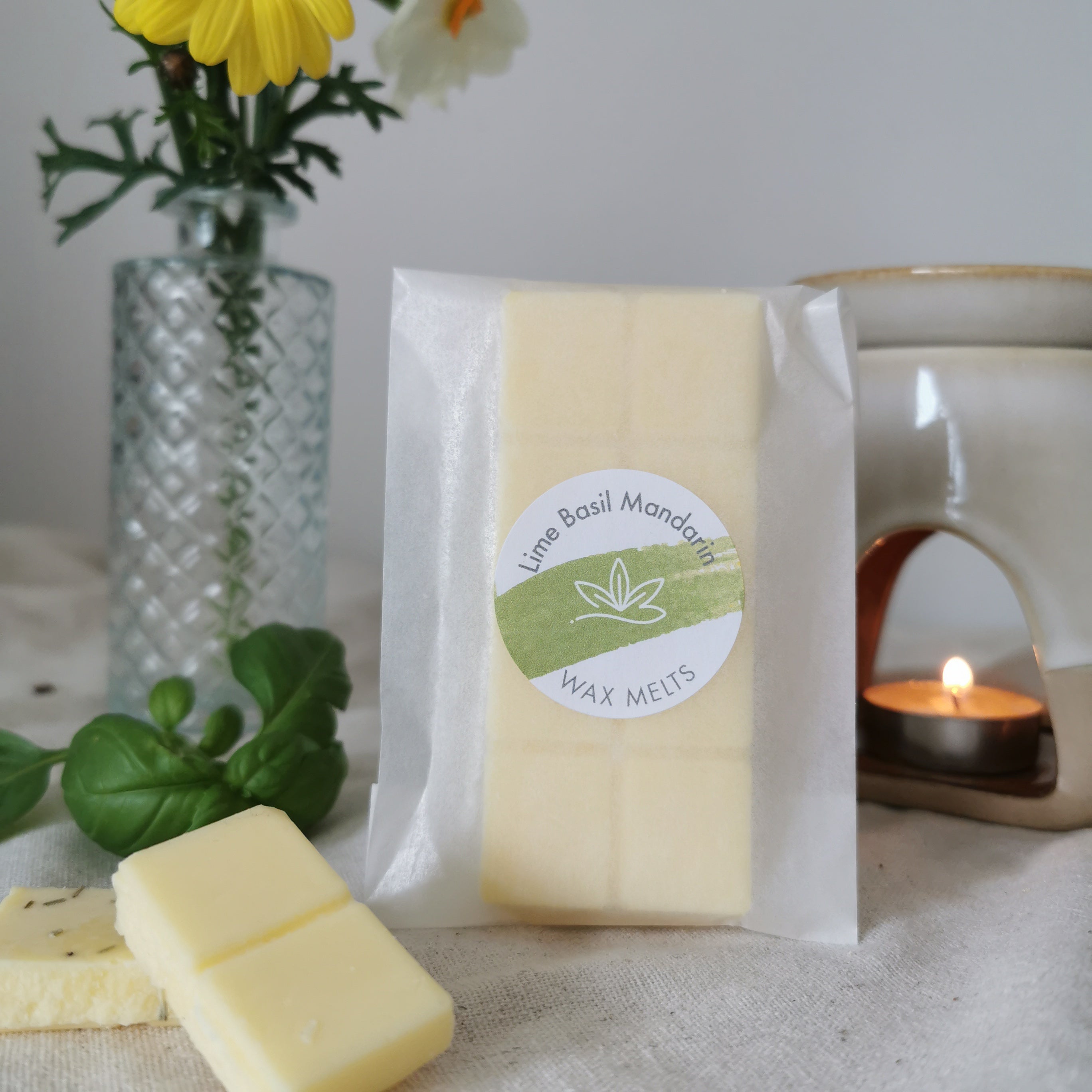 Lime Basil Mandarin Botanical Wax Melts