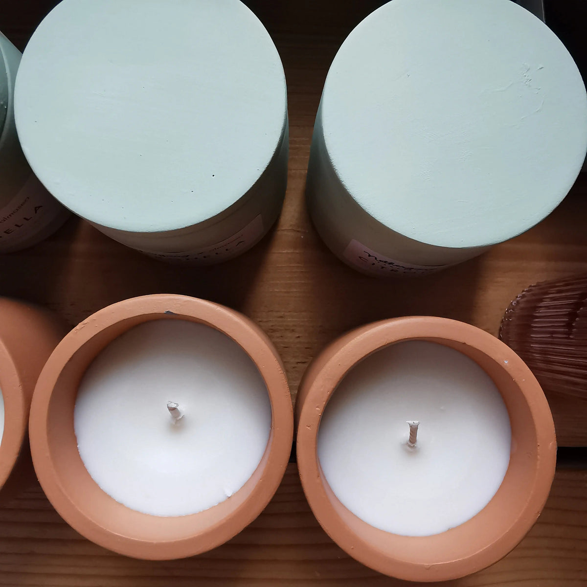 Hand-Poured Terracotta Citronella Candles in Reusable Terracotta Pot   Handcrafted Sustainable Living  Almasea