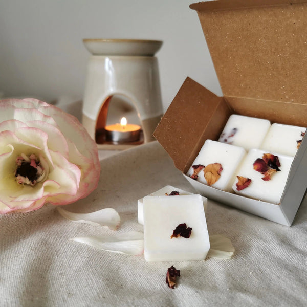 Peony Wax Melts – Hand-Poured Floral Soy Wax, 8 Melts