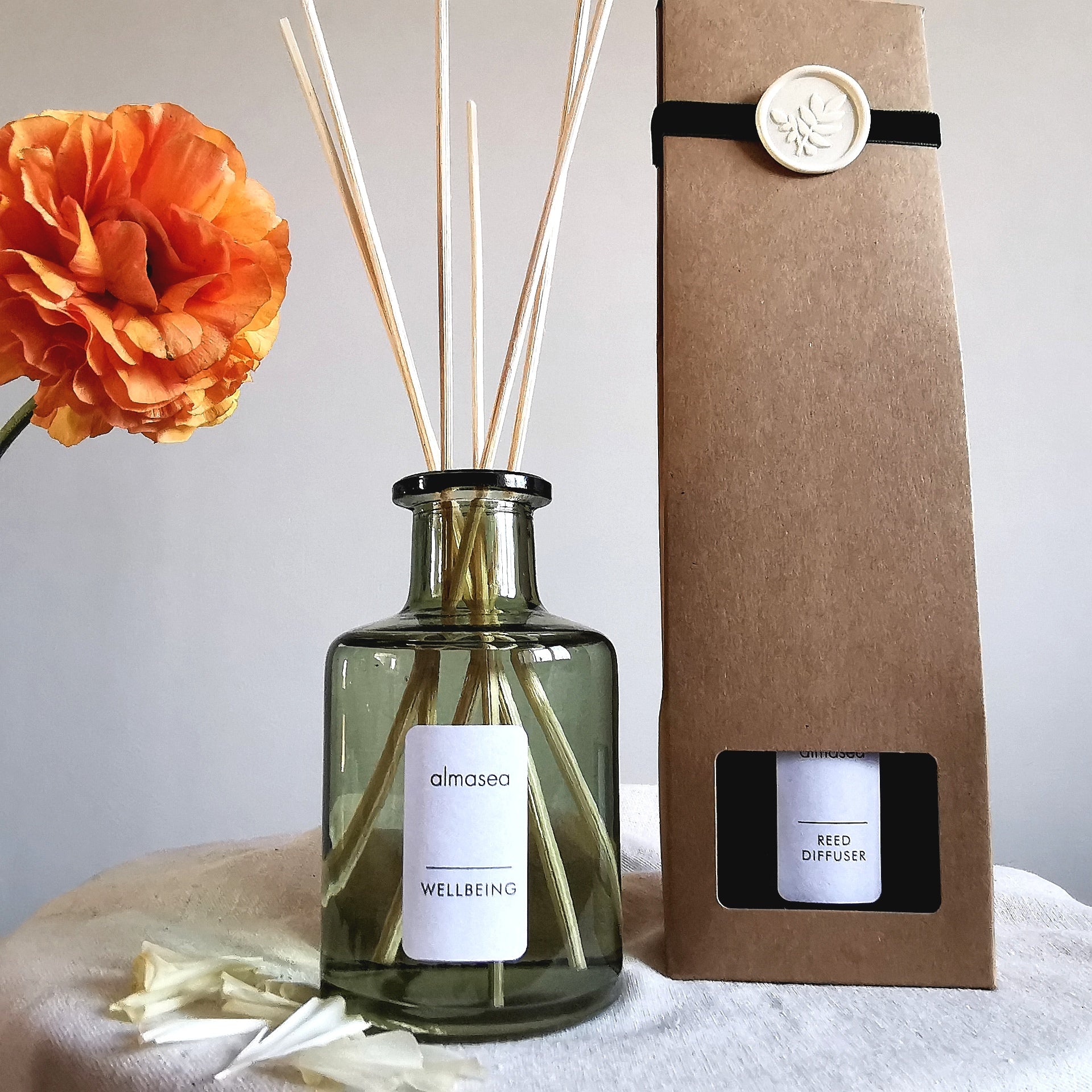 Wellbeing Luxury Reed Diffuser 200ml with Essential Oils