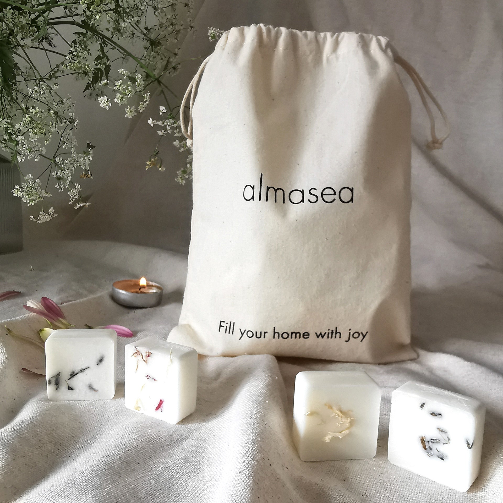 Luxury Sample Collection Melts Cotton Bag