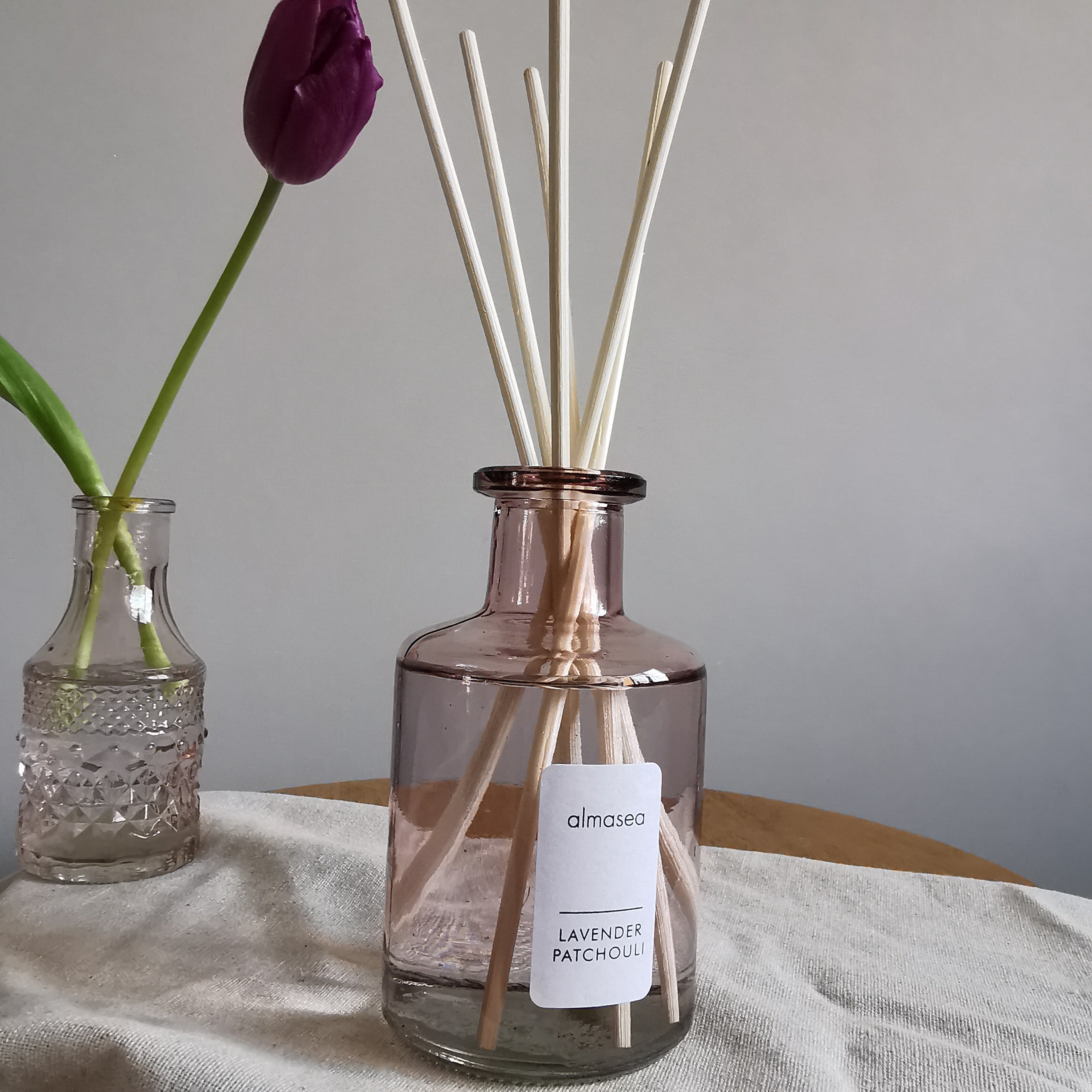 Lavender Patchouli Luxury Essential Oils Reed Diffuser 200ml