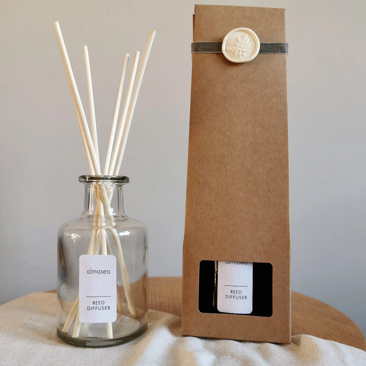 Refresh Reed Diffuser – Spearmint & Black Pepper, 200ml   Handcrafted Sustainable Living  Almasea
