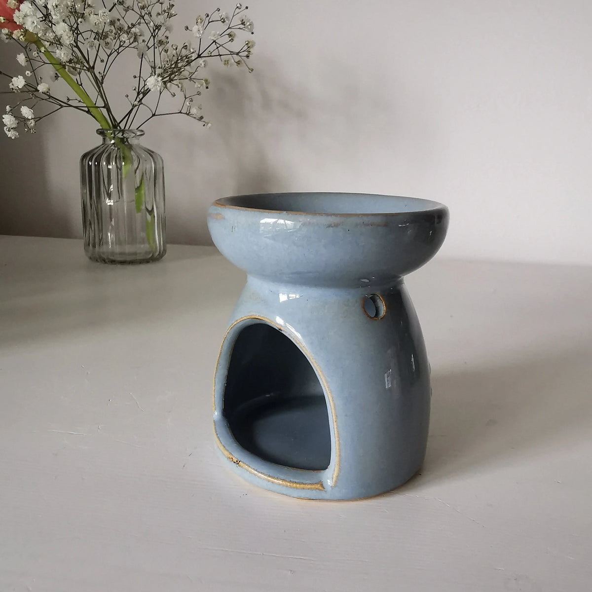 Tree of Life Oil Burner – Small Ceramic Design, 7cm   Handcrafted Sustainable Living  Almasea