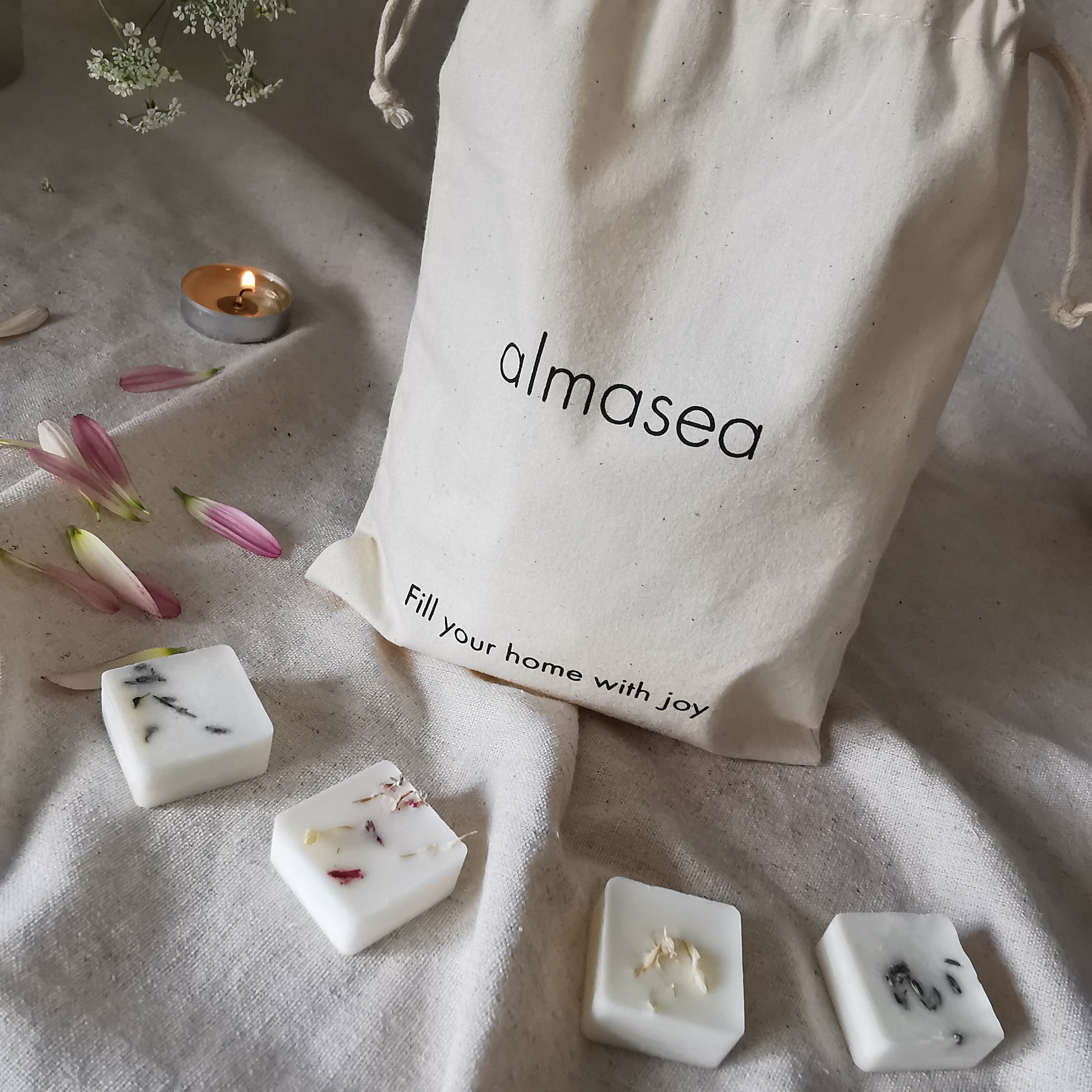 Luxury Sample Collection Melts Cotton Bag