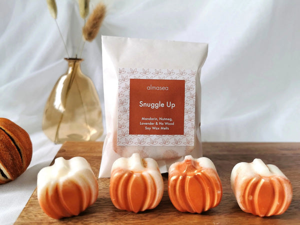Autumn Wax Melts Snuggle Up | Pumpkin Shaped