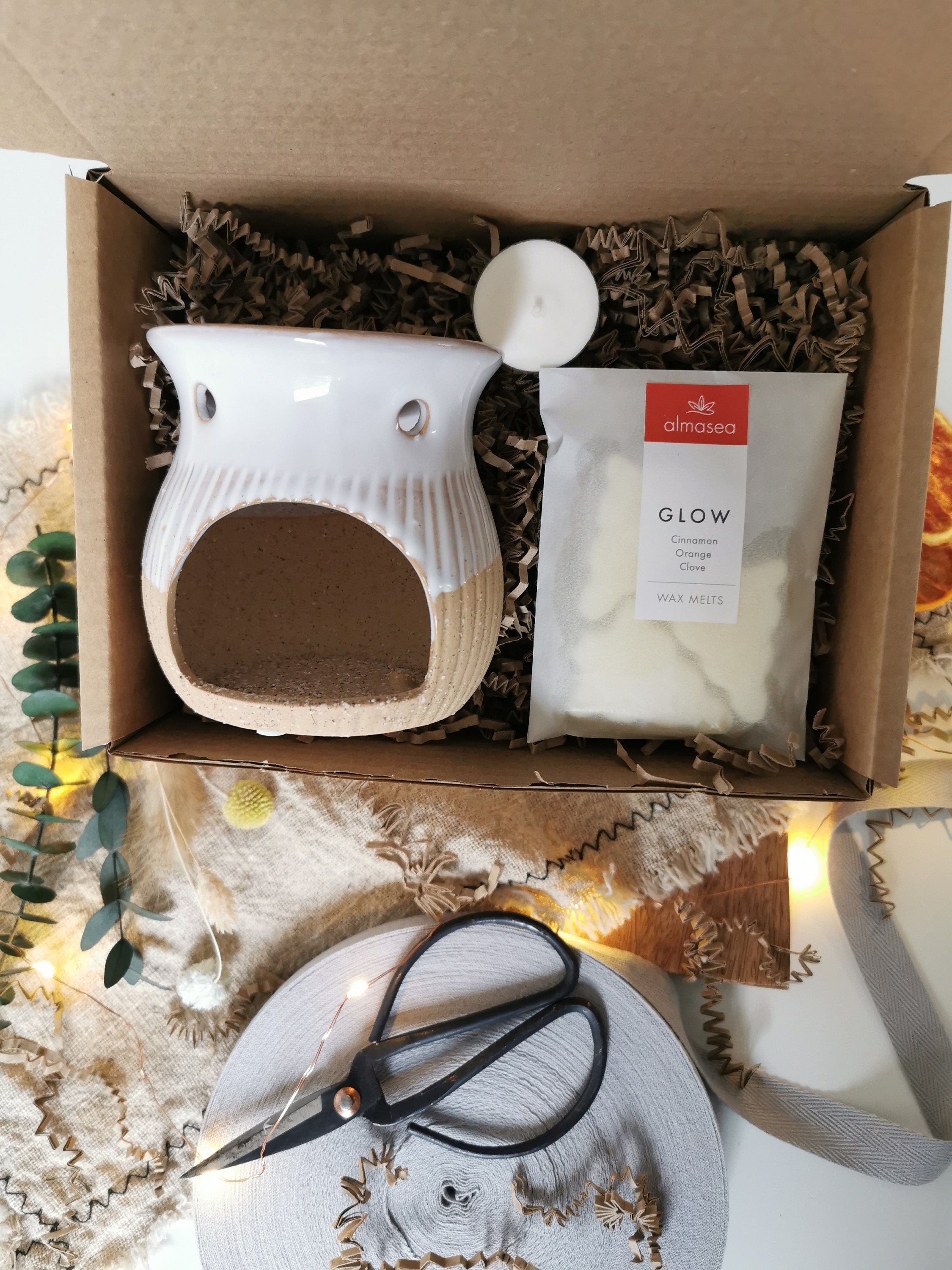 Wax Burner & Soy Melts Gift Box
