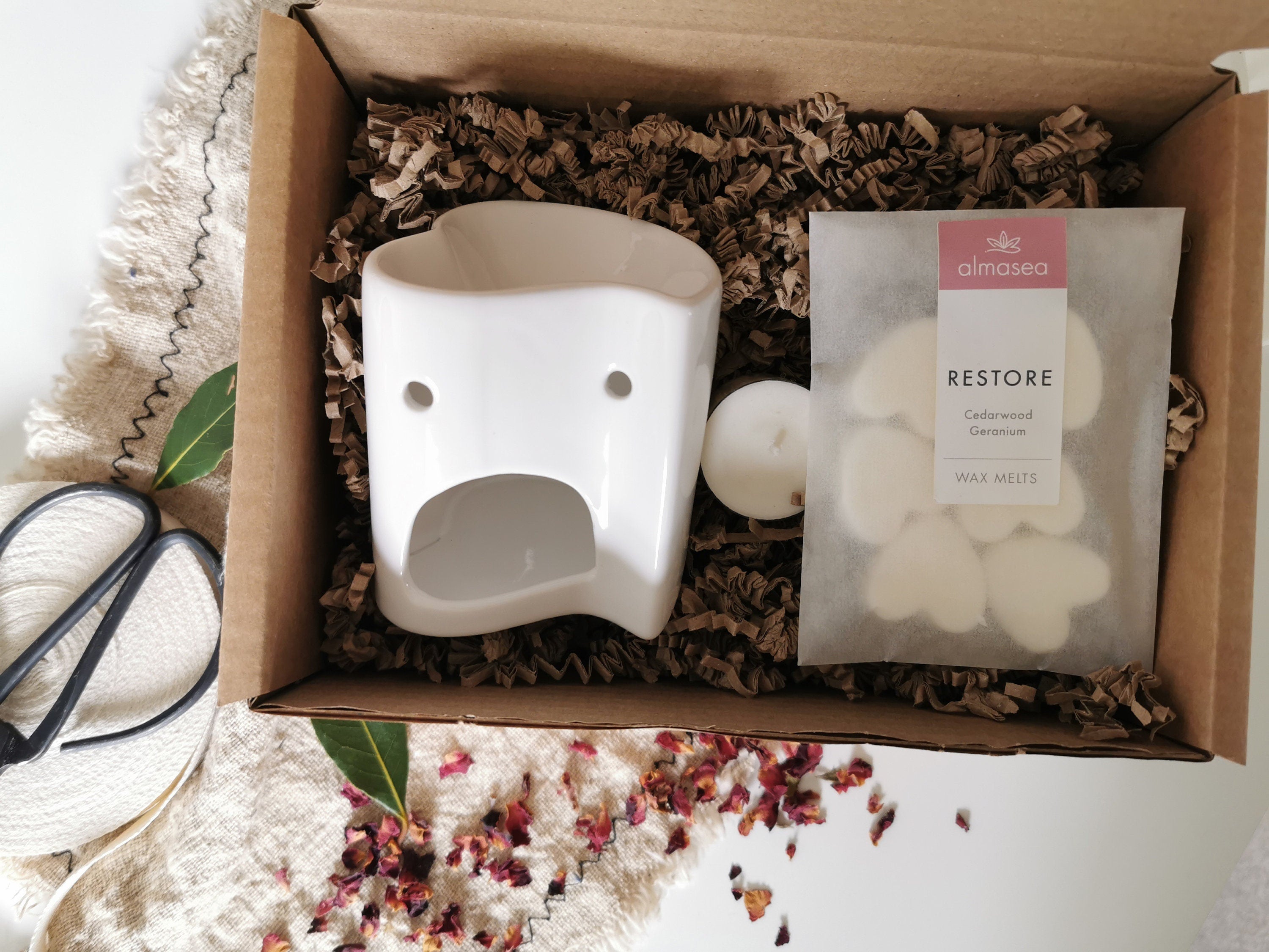 Wax Burner & Soy Melts Gift Box