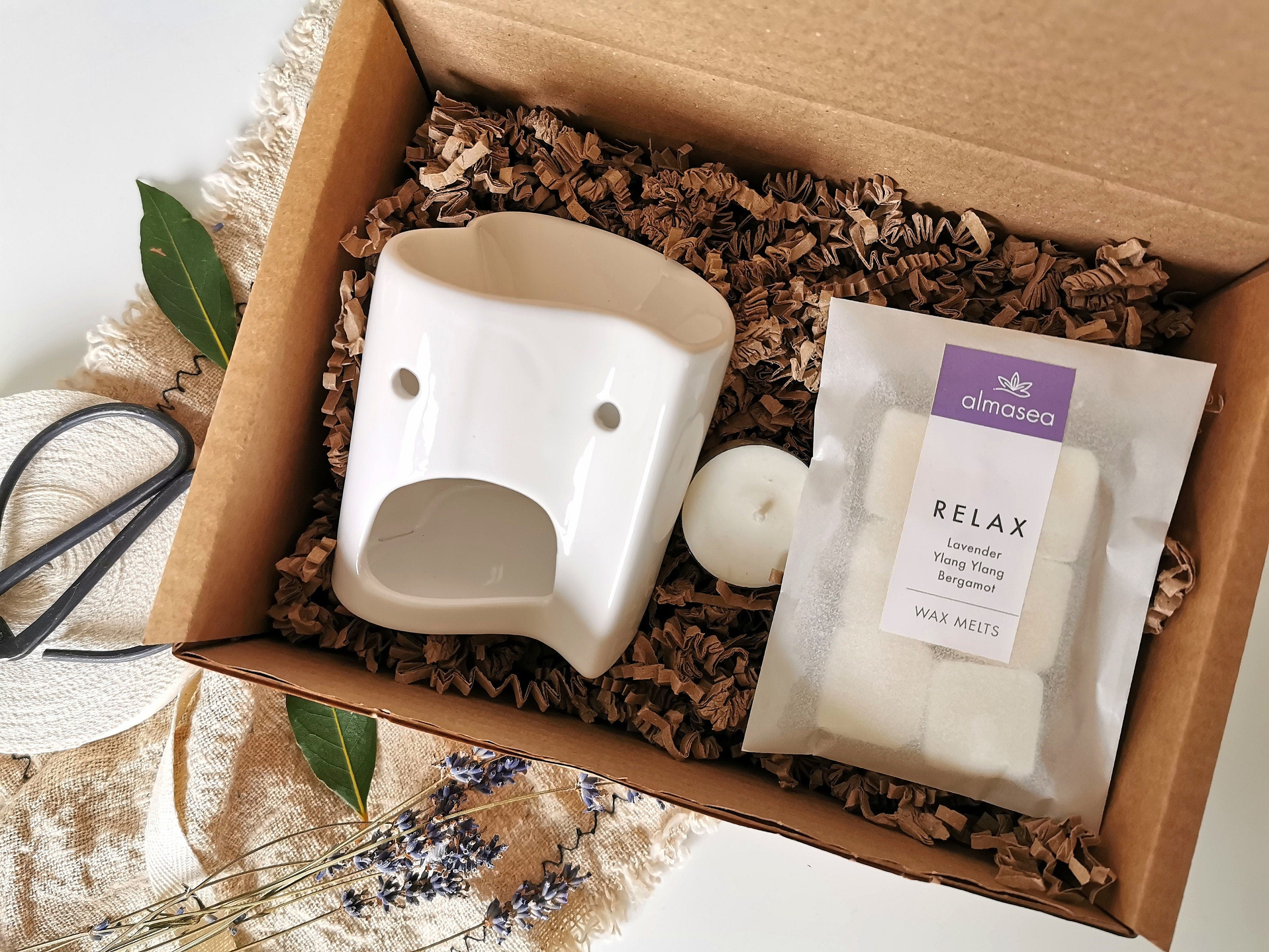Wax Burner & Soy Melts Gift Box