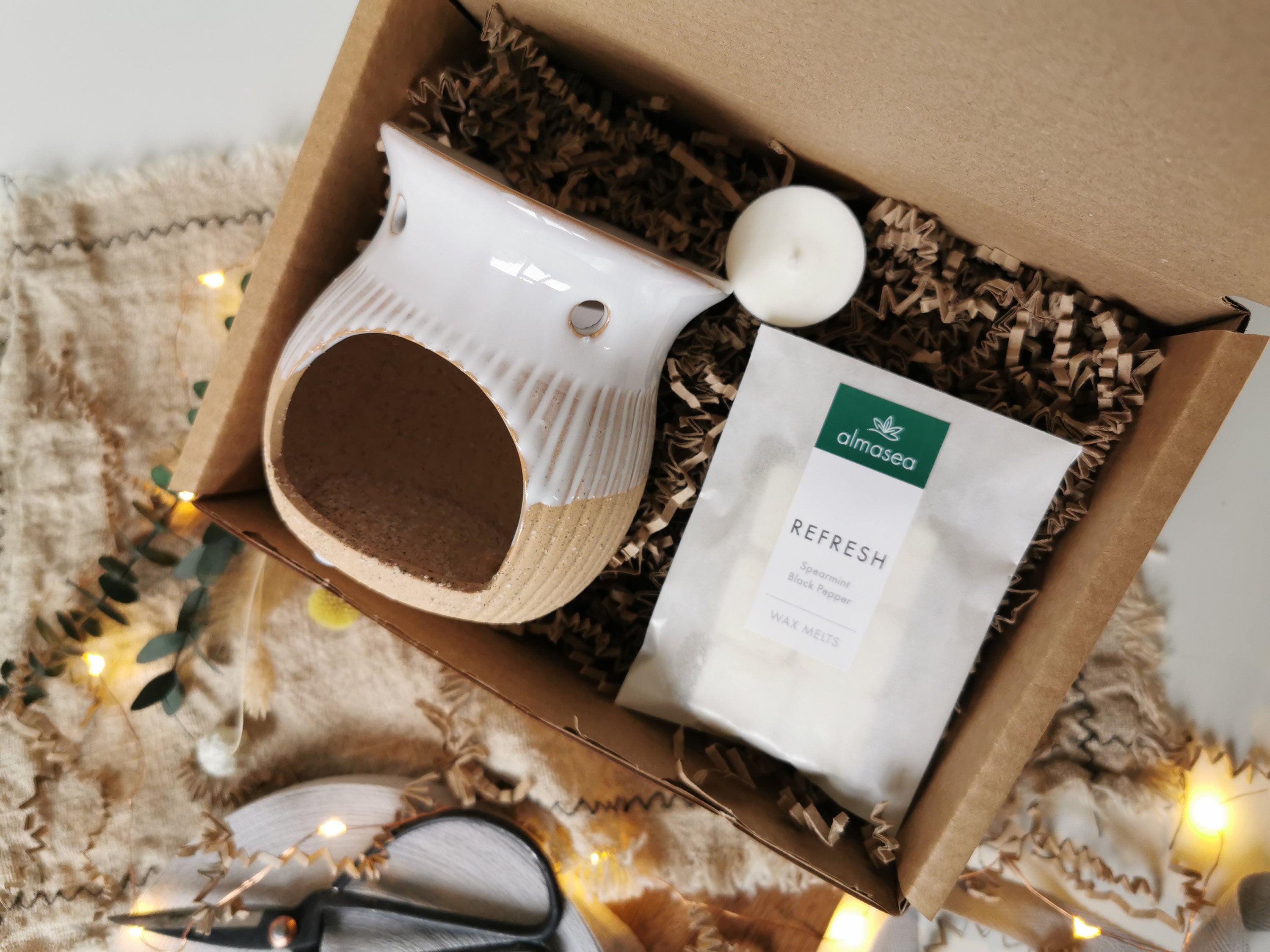 Wax Burner & Soy Melts Gift Box